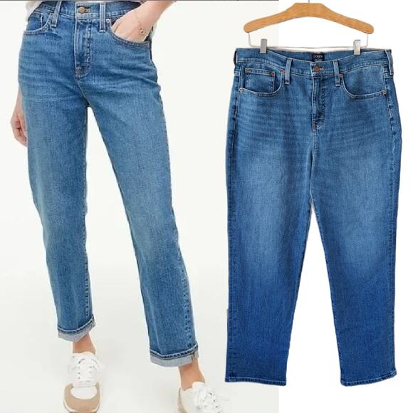 J Crew Relaxed Boyfriend Jeans Size 29 *runs big* Mom jeans - Picture 1 of 10